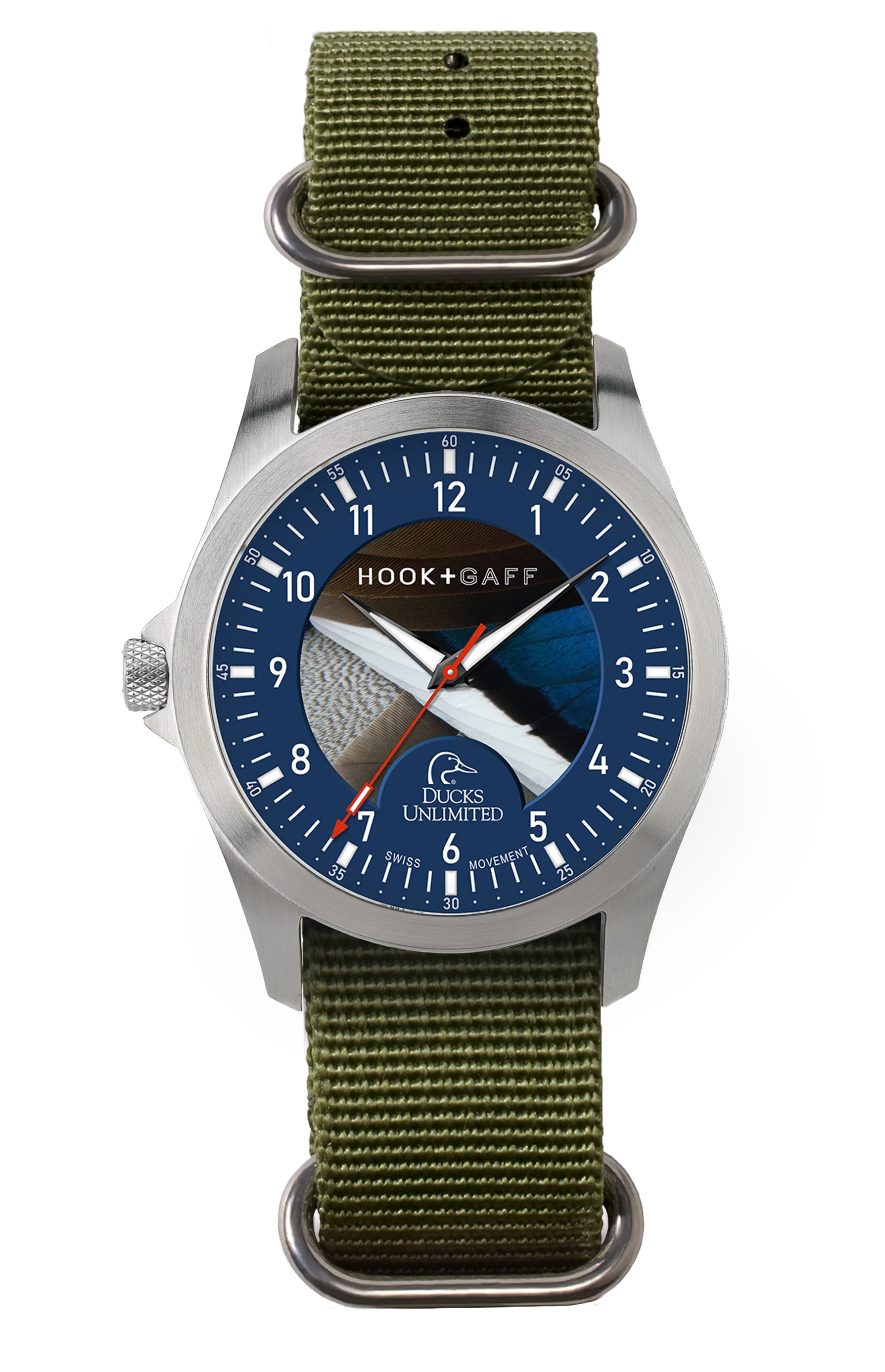 Ducks Unlimited Watch - Mallard Feather Dial - Image 4